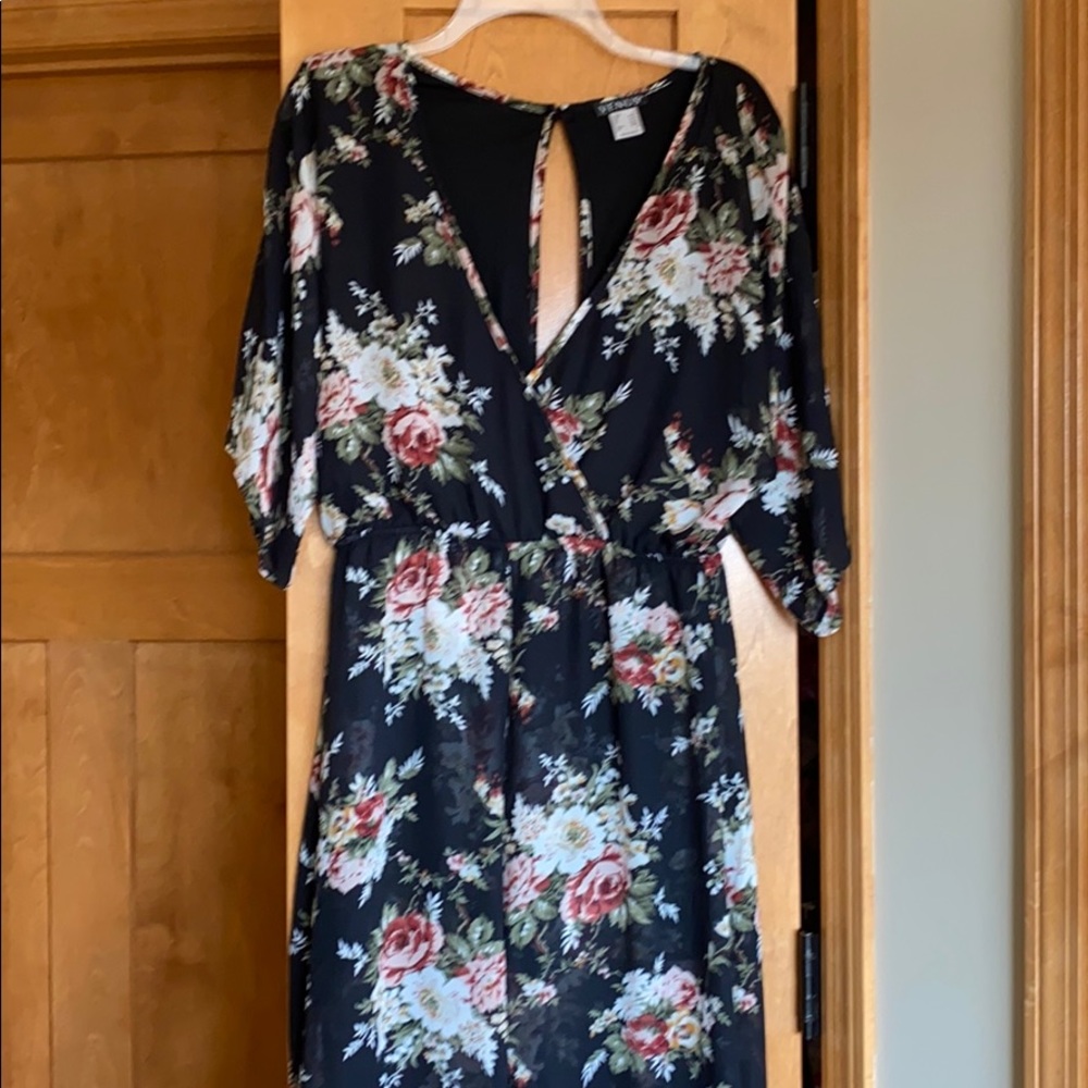 Venus floral maxi romper